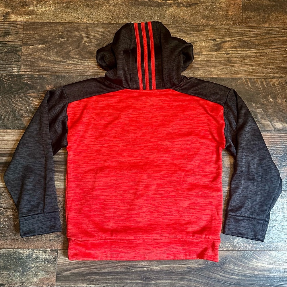 Adidas boys pull over long sleeve sweatshirt size 8/S - Picture 2 of 12